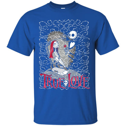 Disney Nightmare Before Christmas True Love Halloween T-shirt Royal