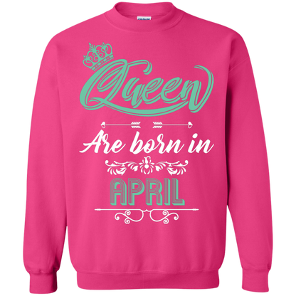 Brithday T-Shirt Queen Are Born In April Heliconia