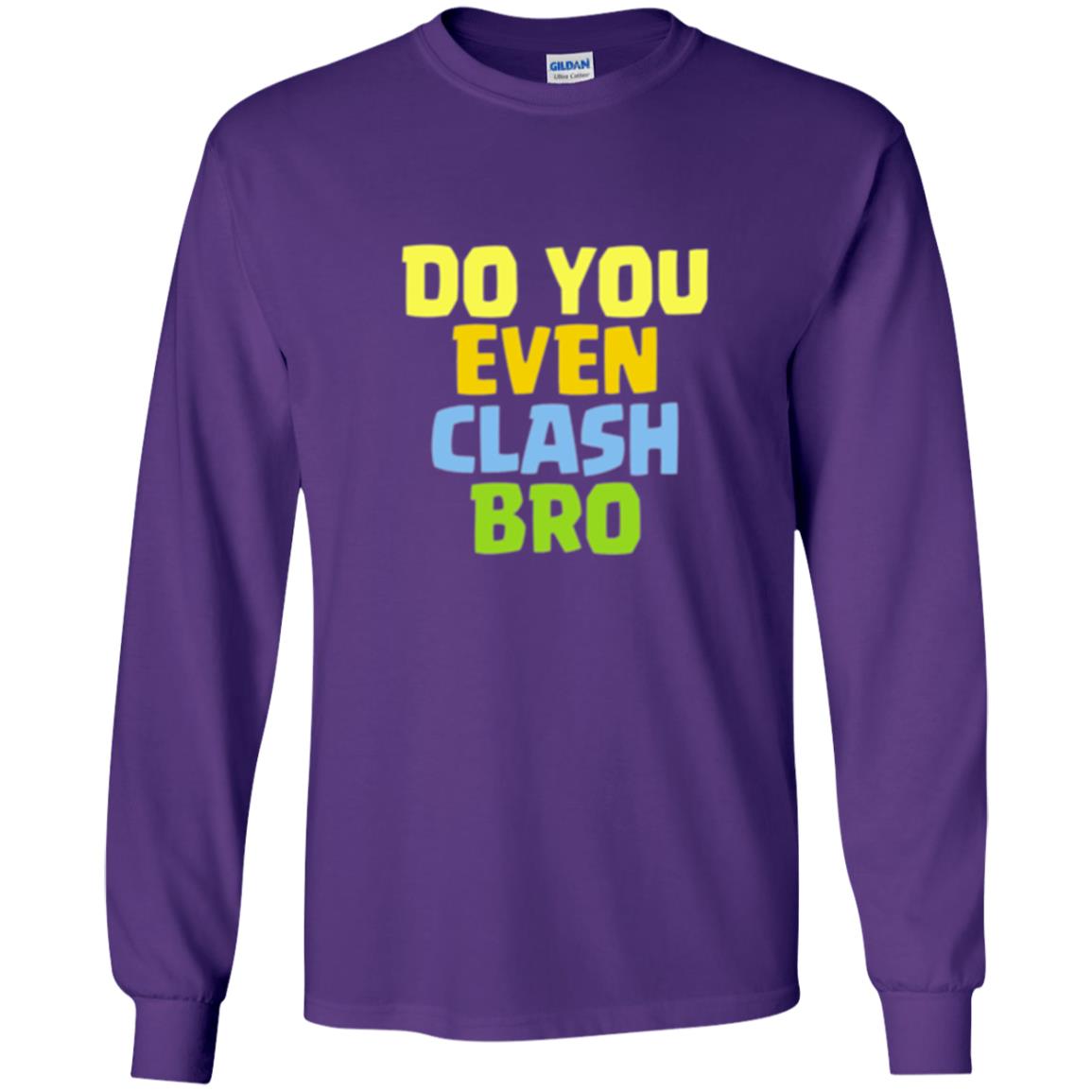 Royal Gamers T-shirt Do You Even Clash Bro Purple