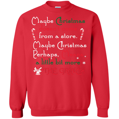 Christmas T-shirt Maybe Christmas Doesn't Come From A Store Red