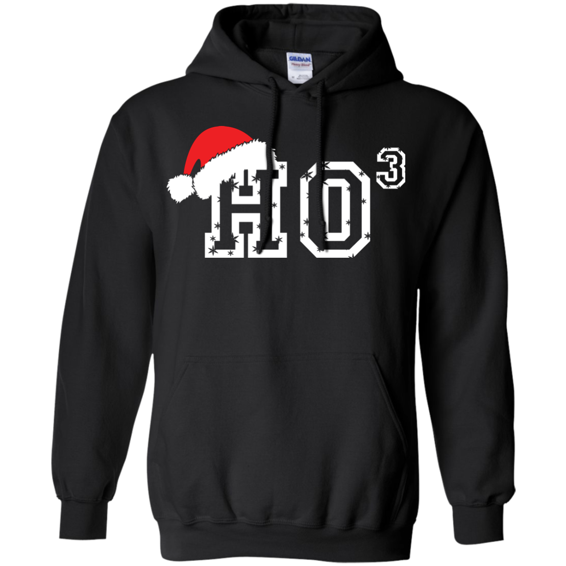 Christmas T-Shirt Ho Ho Ho Black
