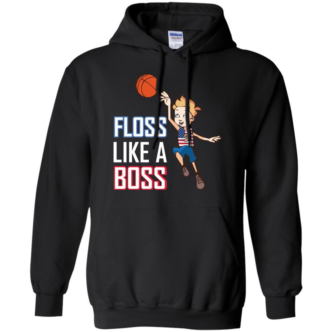 Floss Like A Boss Shirt For Basketball Players Black