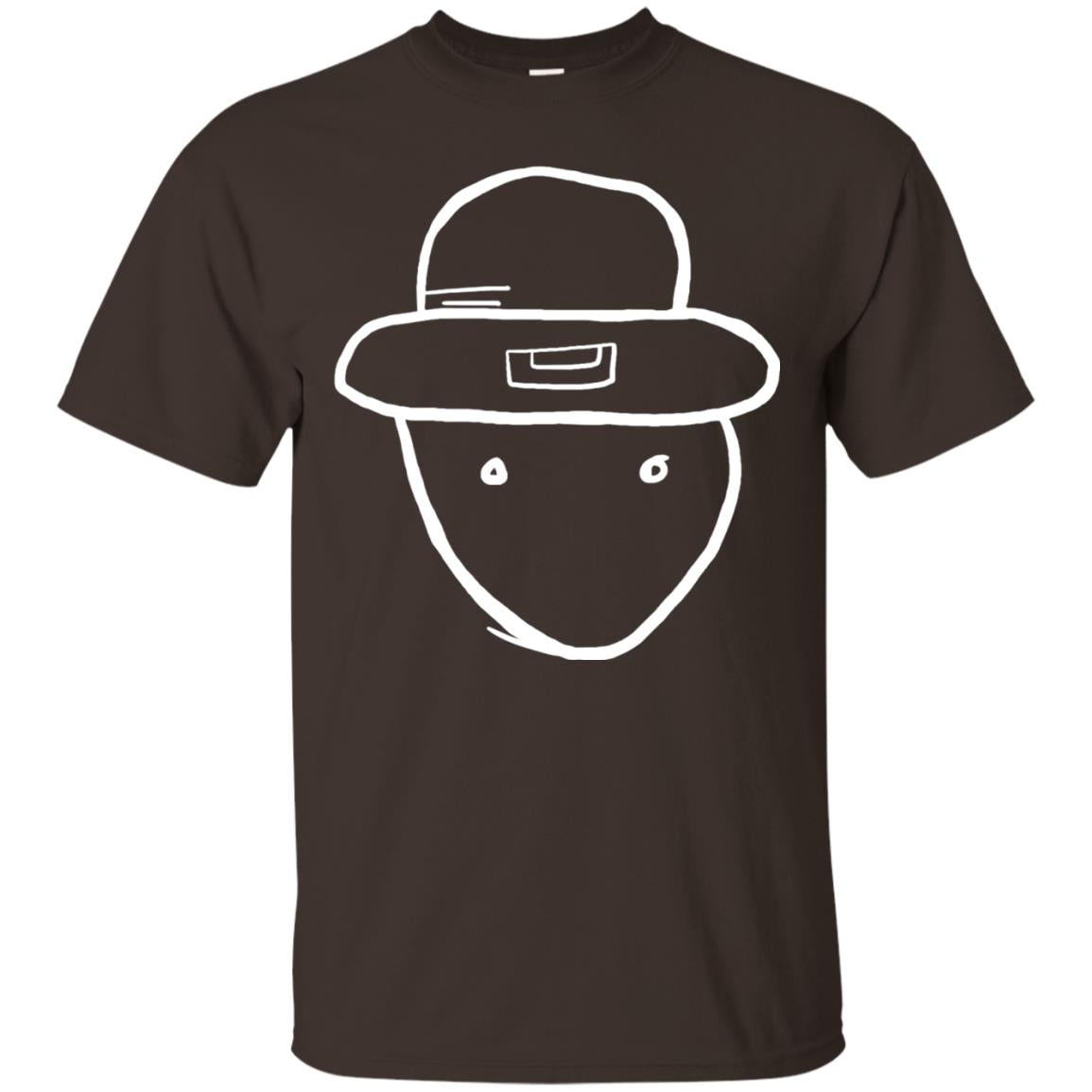 Amateur Leprechaun Sketch Mobile Alabama St Patrick_s Day T-shirt Dark Chocolate