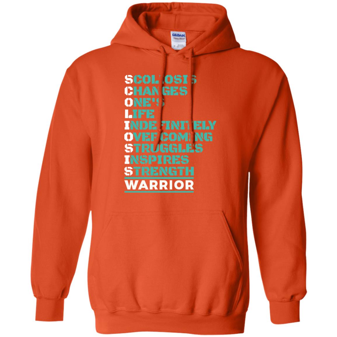 Changes One_s Life Indefinitely Overcoming Struggles Inspires Strength Coliosis Warrior Orange