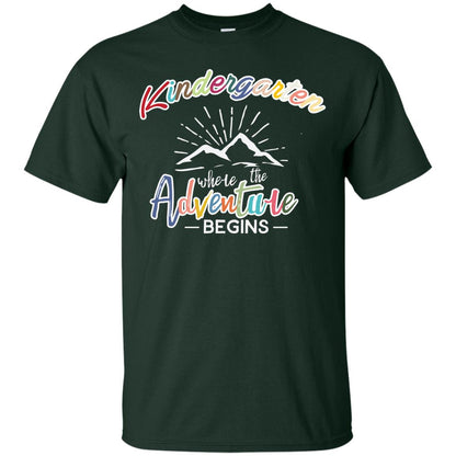 Kindergarten Where The Adventure Begins Shirt Forest