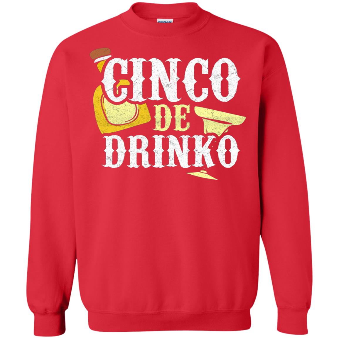 Cinco De Mayo Drinko Celebration T-shirt Red