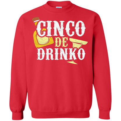 Cinco De Mayo Drinko Celebration T-shirt Red