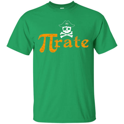 Math Pirate Pi Day T-shirt Funny Math Pirate Irish Green