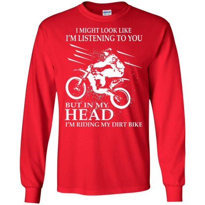 Motocross T-shirt I'm Riding My Dirt Bike Red