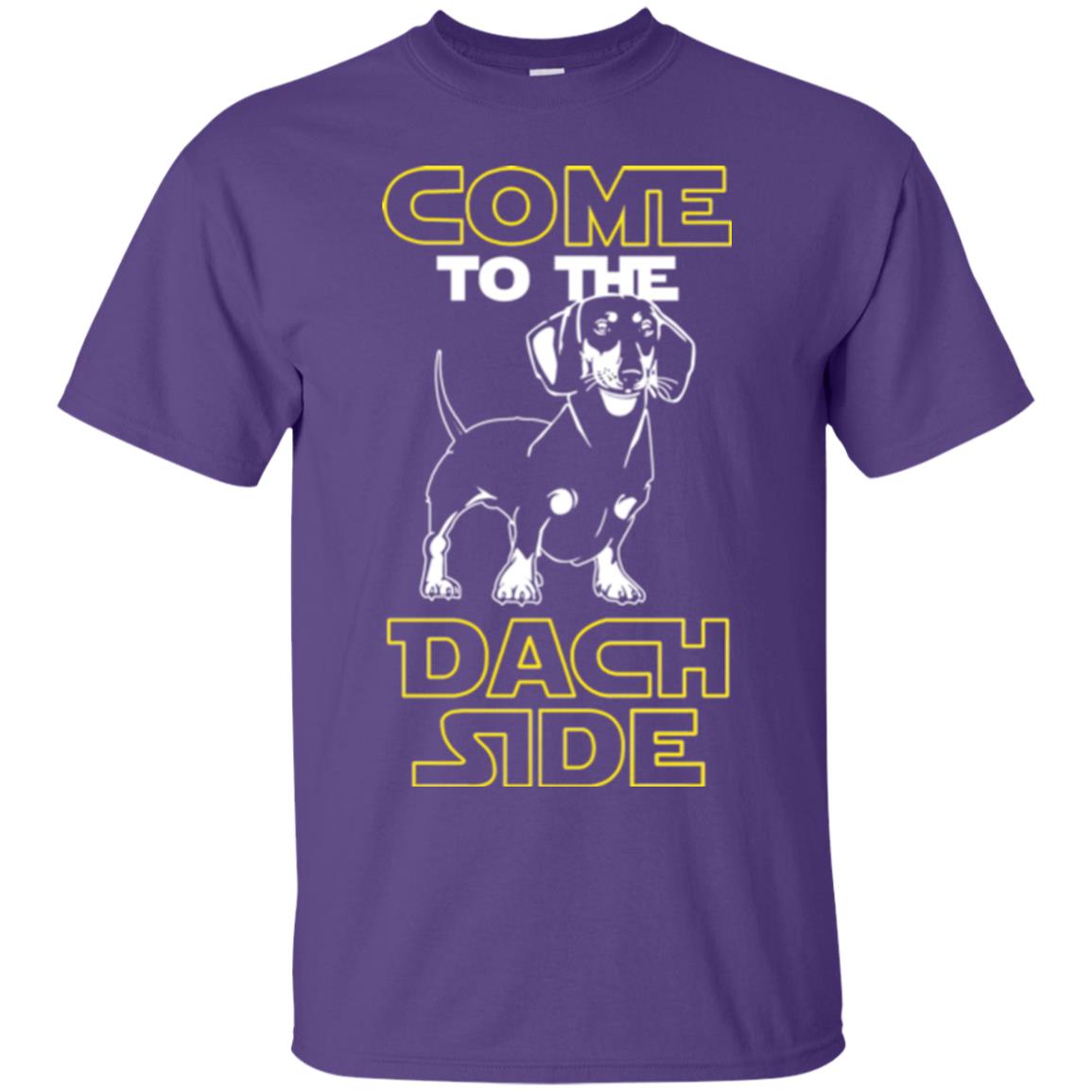 Come To The Dach Side Dachshund Dog Lover Shirt Purple