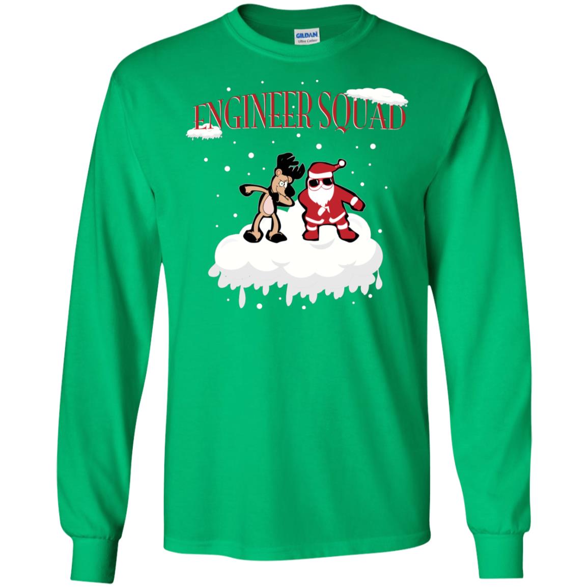 Engineer Squad Engineering X-mas Gift Shirt Irish Green