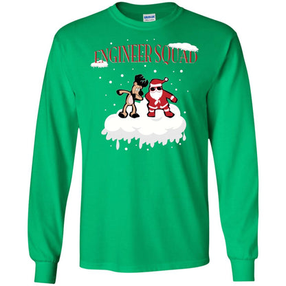 Engineer Squad Engineering X-mas Gift Shirt Irish Green