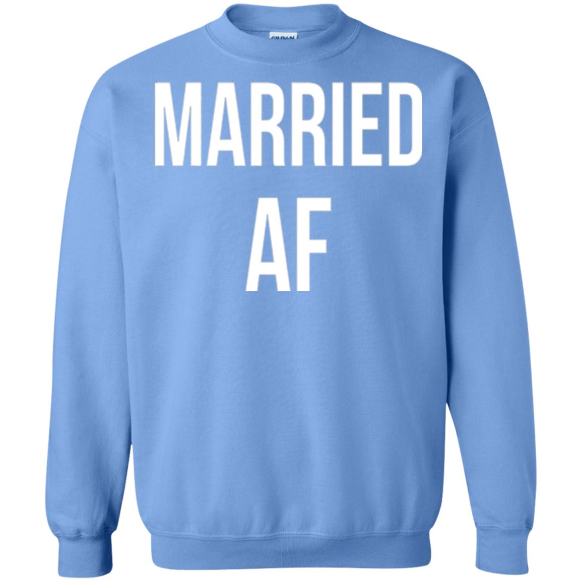 Married Af Funny T-shirt Carolina Blue