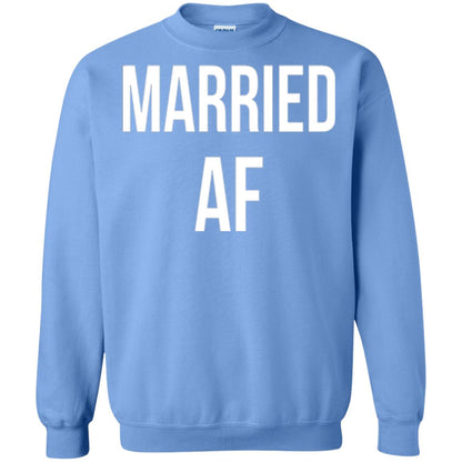 Married Af Funny T-shirt Carolina Blue