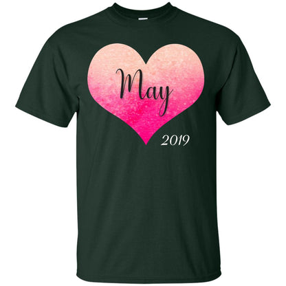 Pregnancy Reveal Announcement Party May 2019 Shirt Forest