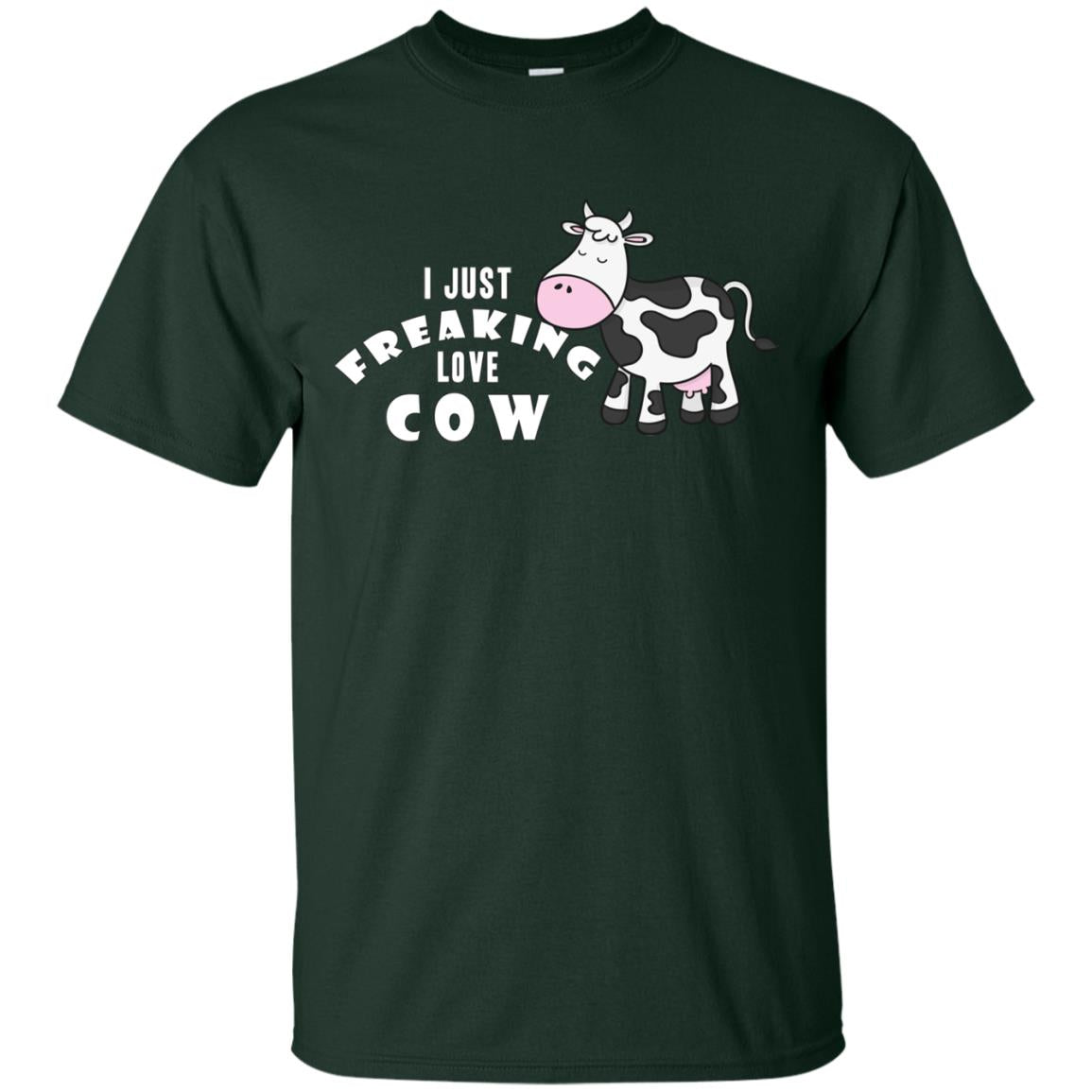 I Just Freaking Love Cow Shirt Forest
