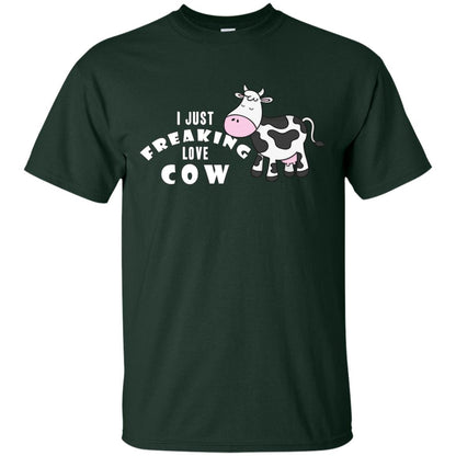 I Just Freaking Love Cow Shirt Forest