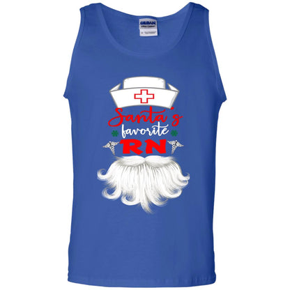Santa's Favorite Rn Nursing Idea Shirt Royal