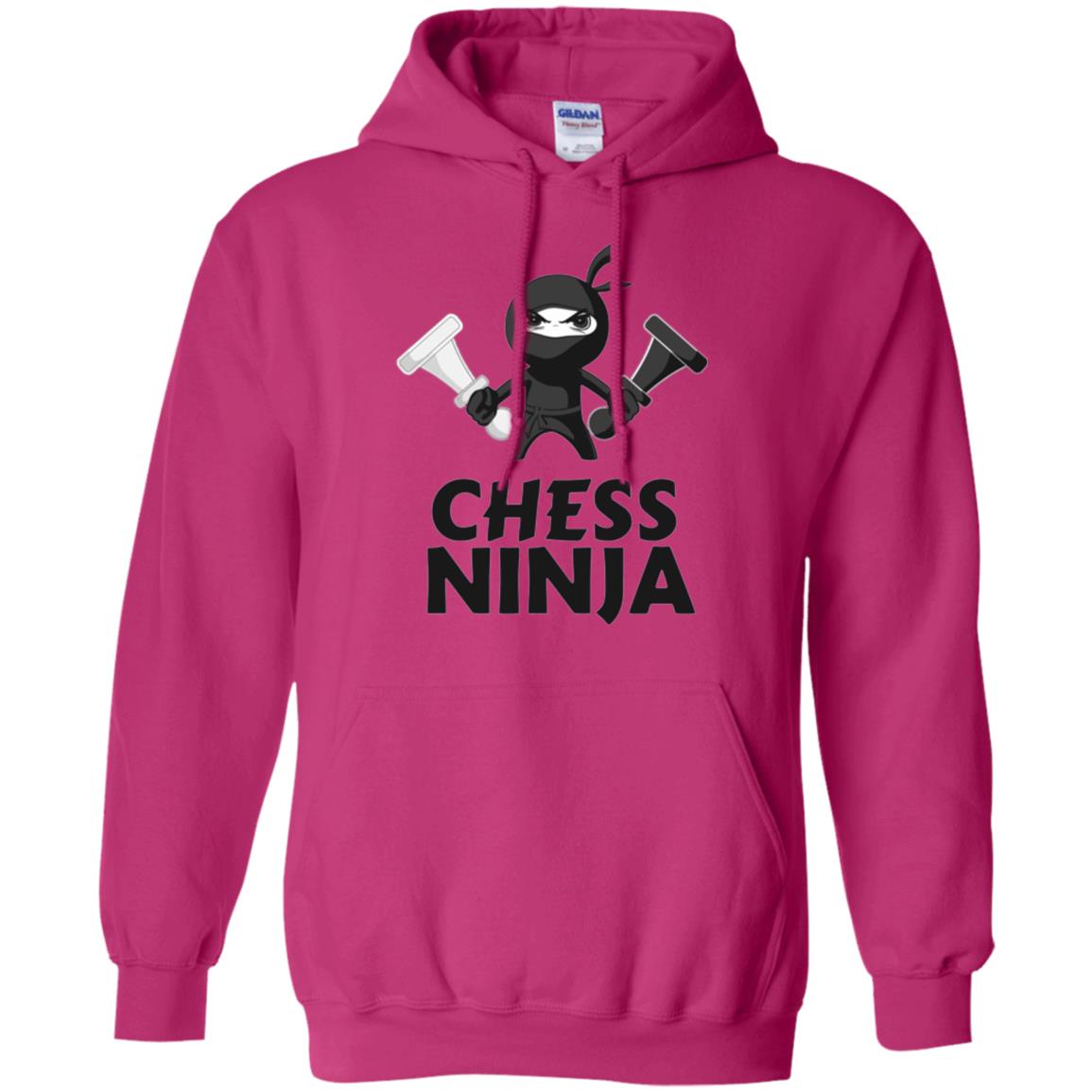 Funny Chess Ninja T-shirt Heliconia