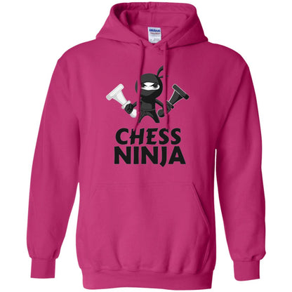 Funny Chess Ninja T-shirt Heliconia