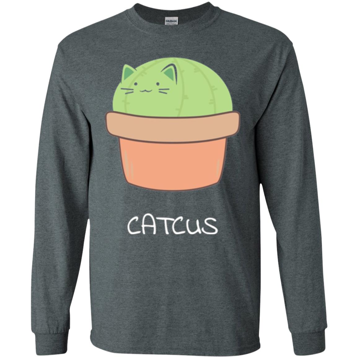 Cat Lovers T-shirt Catcus Dark Heather