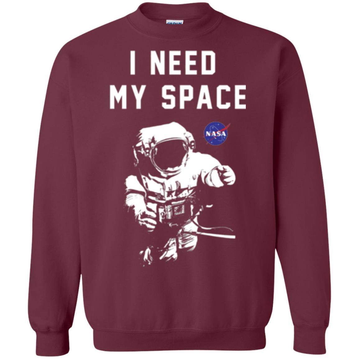 Astronaut T-shirt I Need My Space T-shirt Maroon