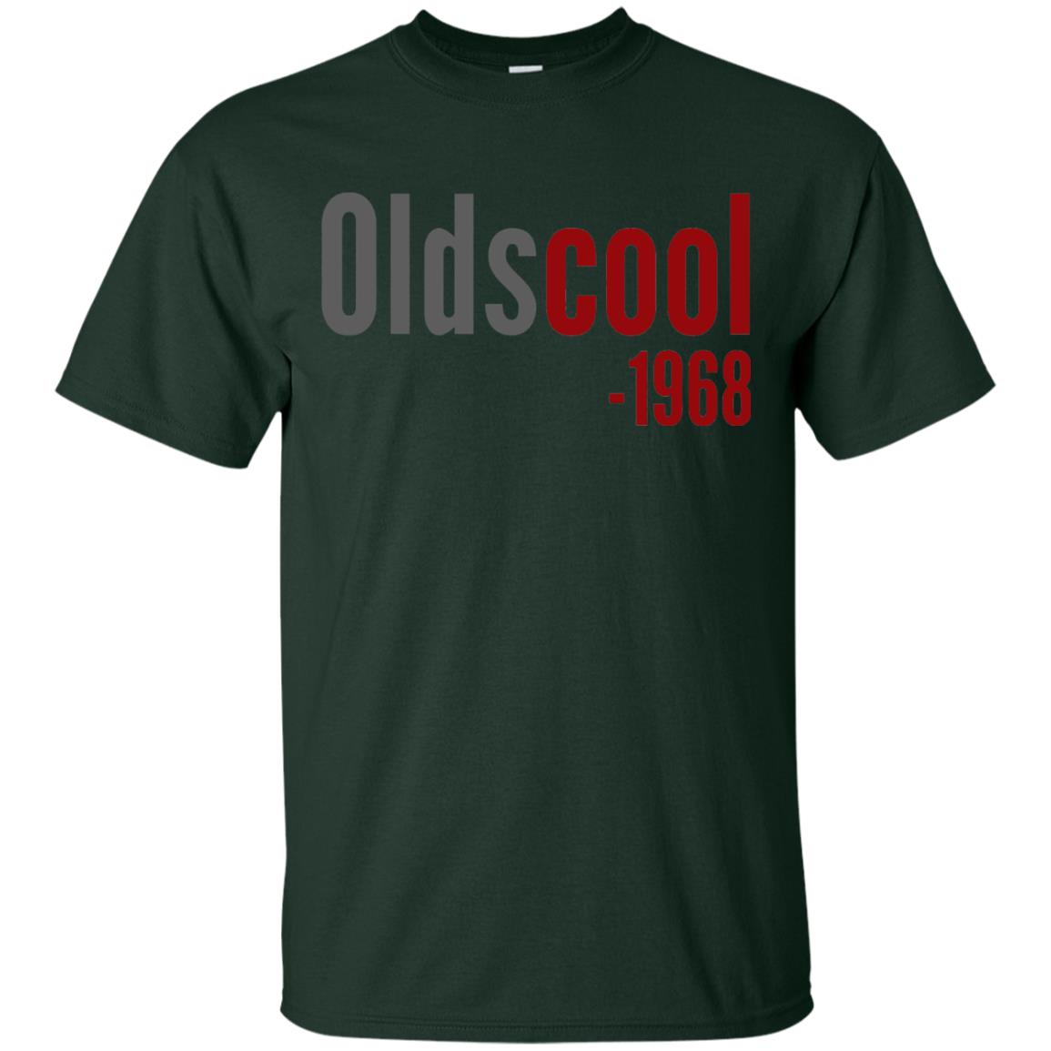Oldscool 1968 Funny Old School 50th Birthday Gift T-shirt Forest
