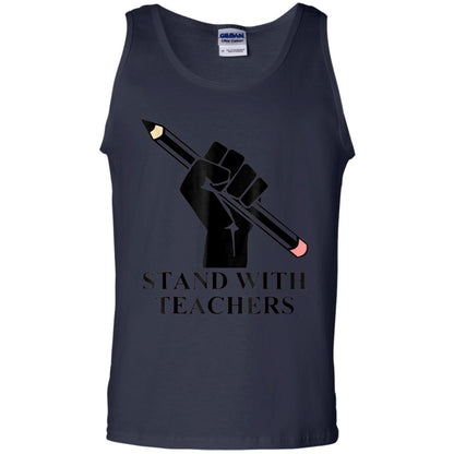 Colorado Teachers Stand With Teachers Educator Strike Shirt Navy