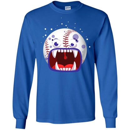 Baseball Halloween Shirt Royal