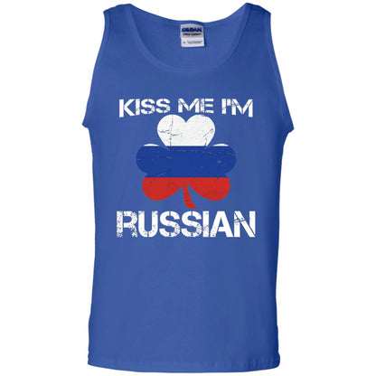 Kiss Me Russian Distressed St. Patrick_s Day 2018 T-shirt Royal