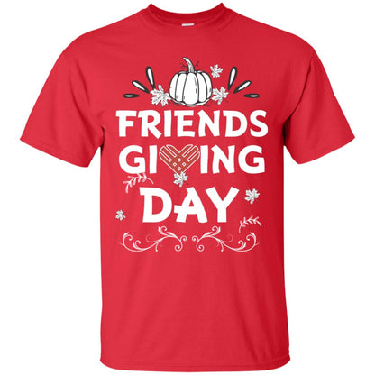 Friend Giving Day Shirt Red