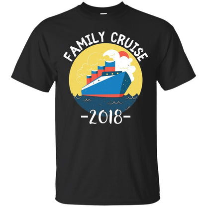 Summer Holiday T-shirt Family Cruise 2018 Black