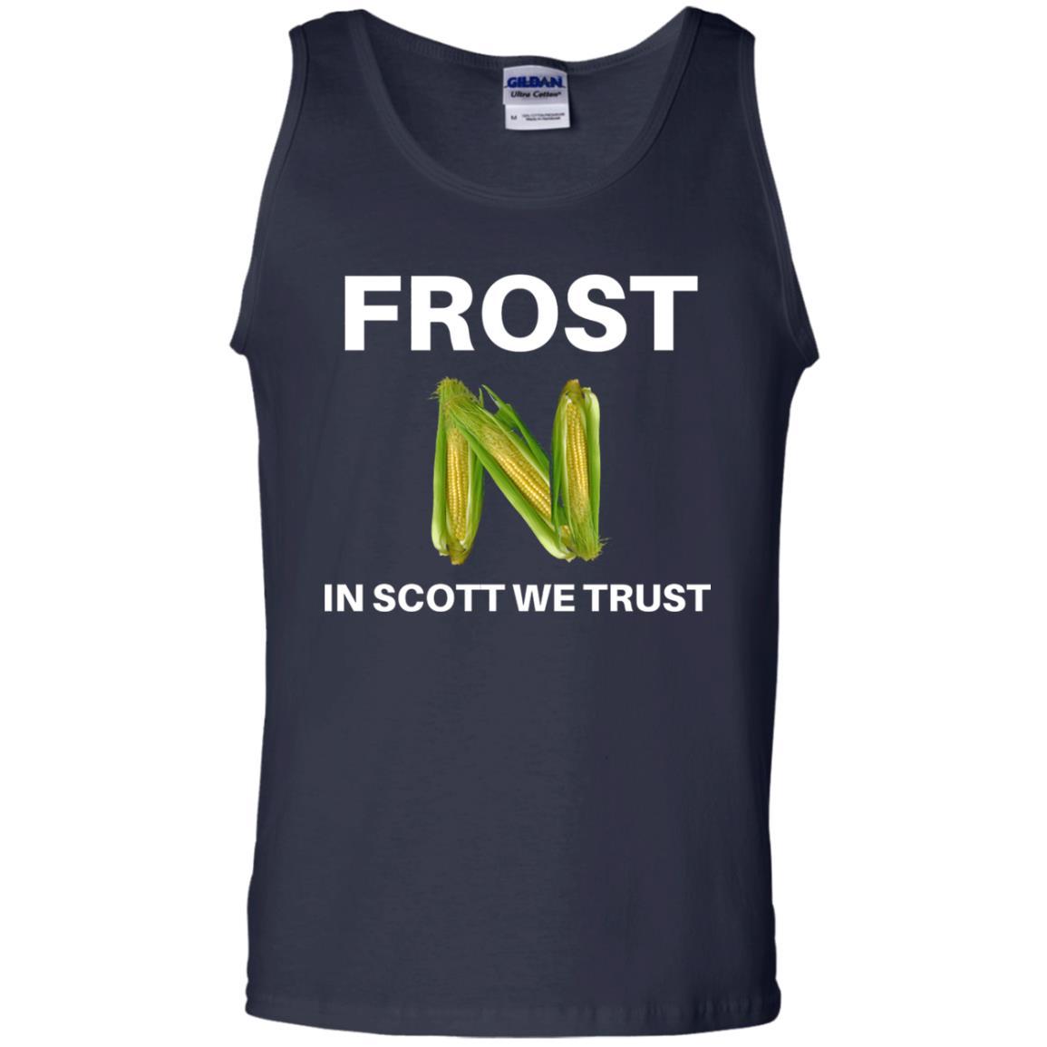 Frost Scott We Trust Nebraska Football Coach T-Shirt Navy
