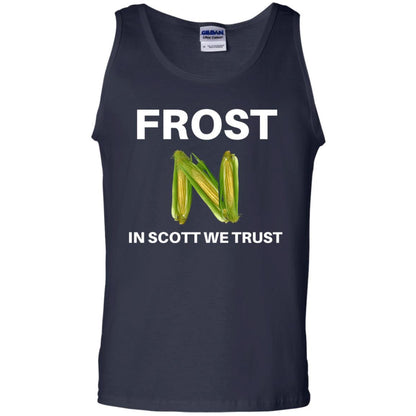 Frost Scott We Trust Nebraska Football Coach T-Shirt Navy