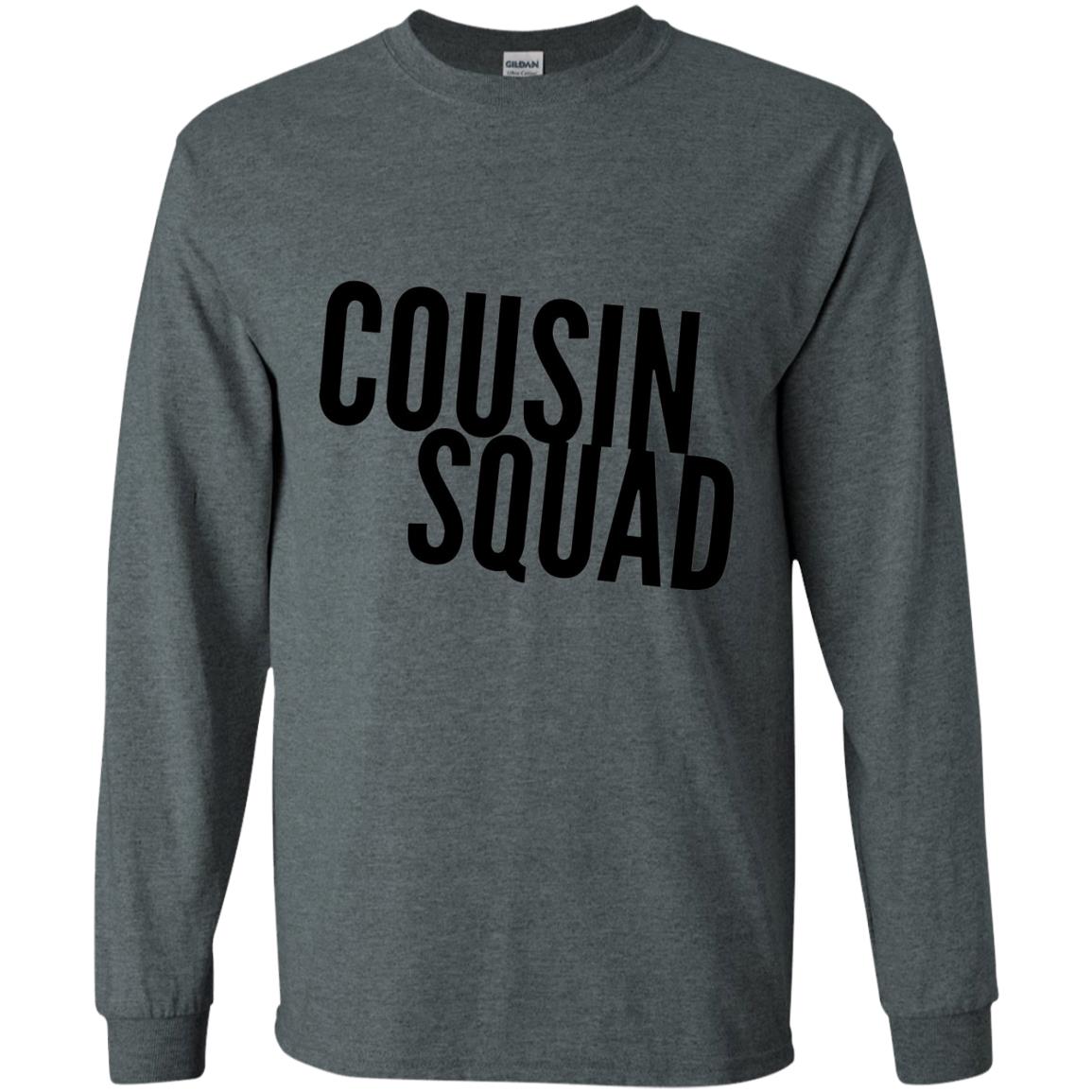 Cousin Squad T-shirt Dark Heather