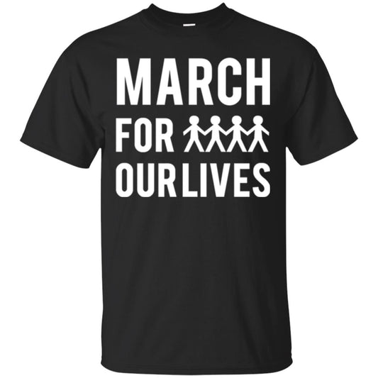 March For Our Lives Anti Gun T-shirt Black