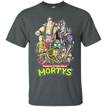 Teenage Mutant Ninja Mortys Shirt Dark Heather
