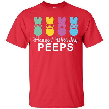 Hanging With My Peeps Gift For Easter Day Red