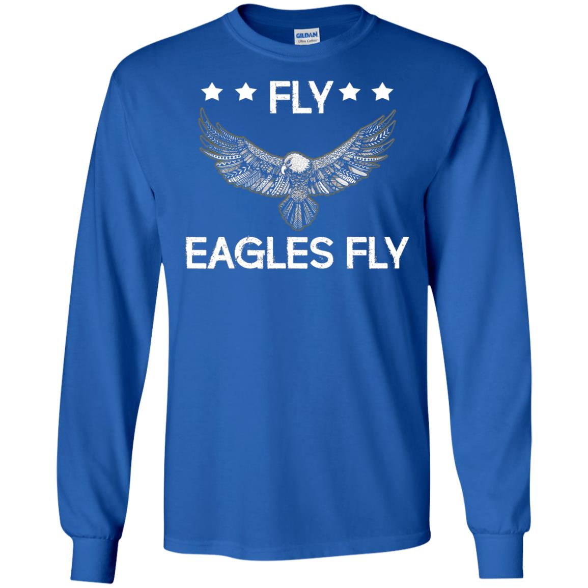 Flying Eagles Fly T-shirt Royal