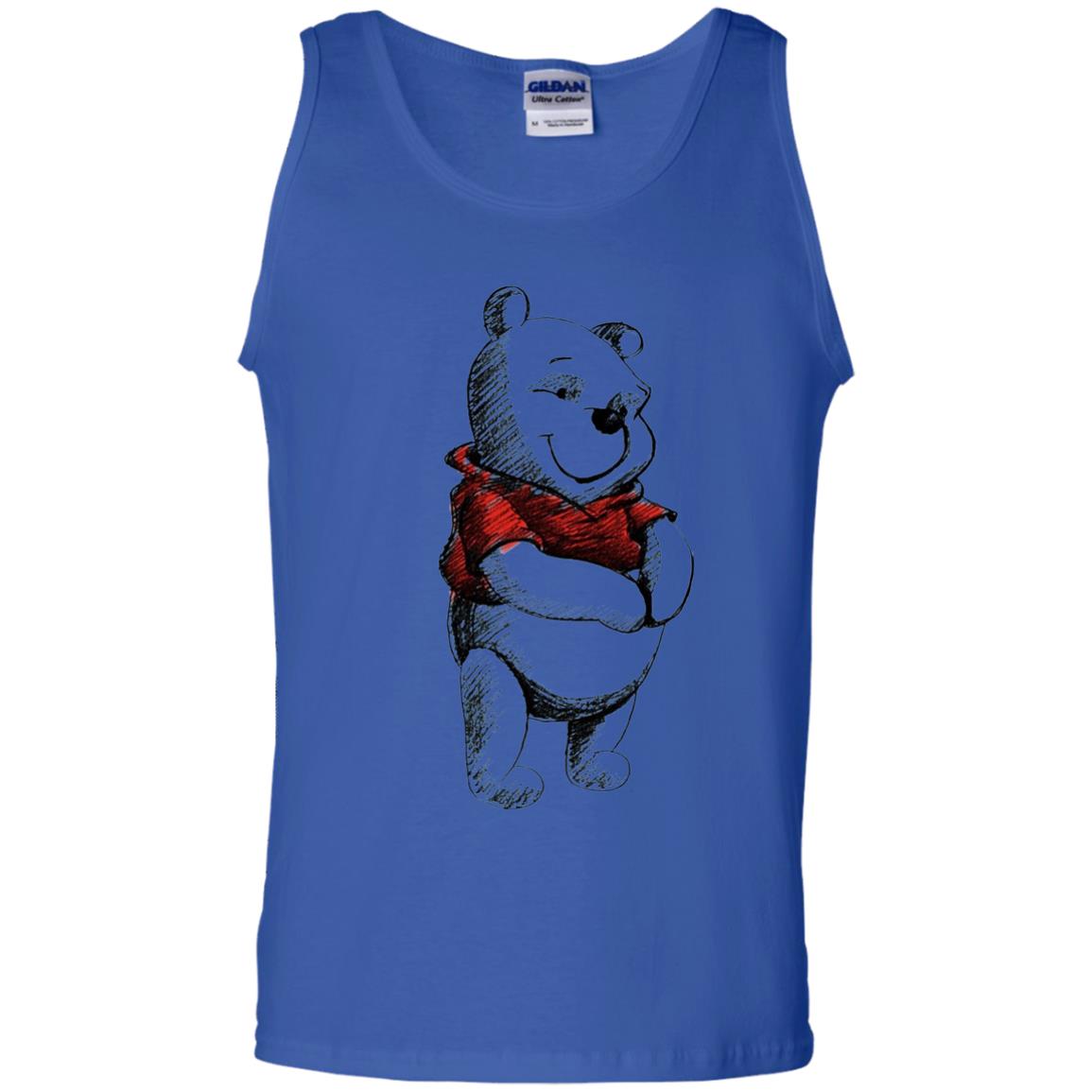 Sketch Of Winnie The Pooh Movie Lover T-shirt Royal