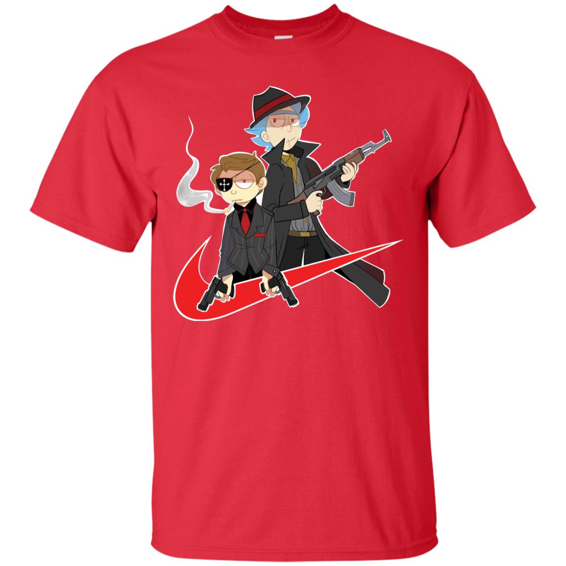 Rick And Morty Cartoon Shirt Red