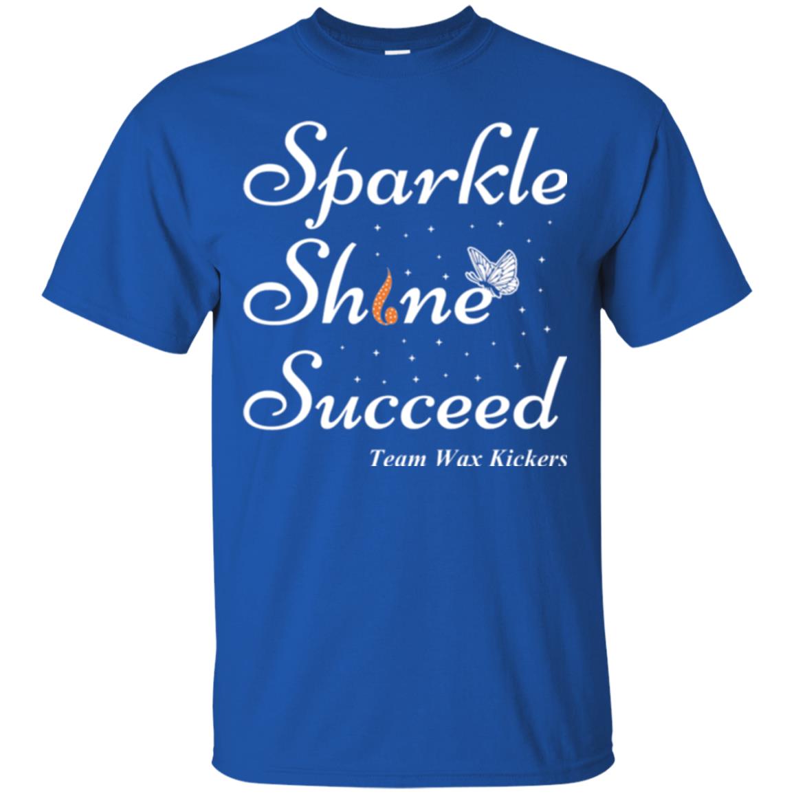 Sparkle Shine Succeed T-shirt Royal