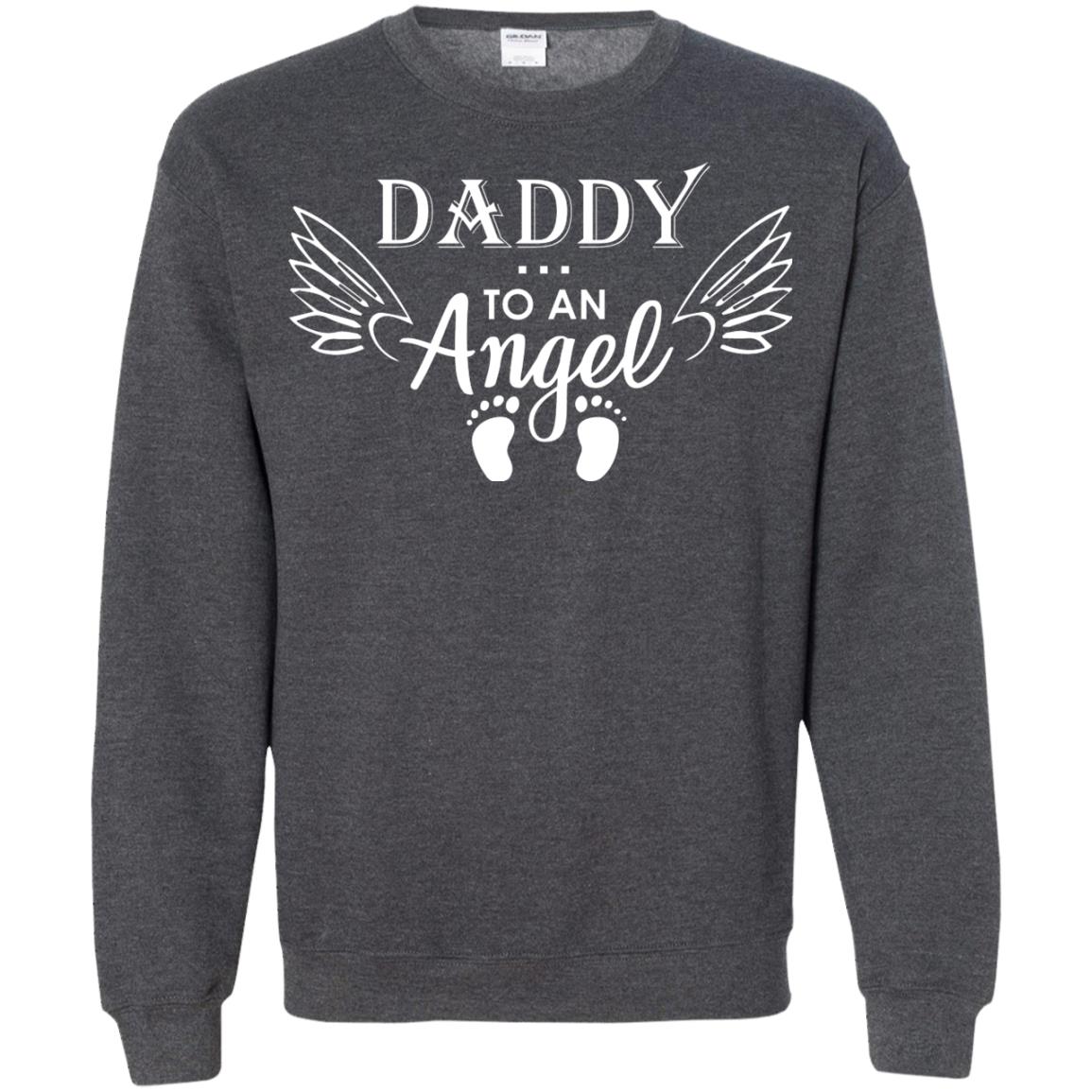 Daddy To An Angle Daddy In Heaven Shirt Dark Heather