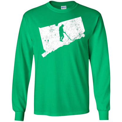 Connecticut Metal Detector Shirt Geocaching Swag Irish Green