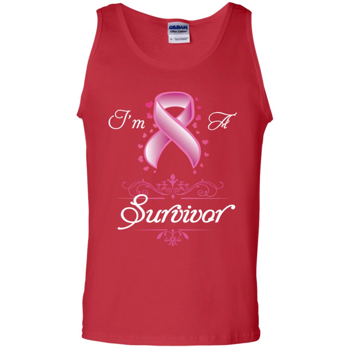 I Am A Survivor Breast Cancer Awareness Shirt Red