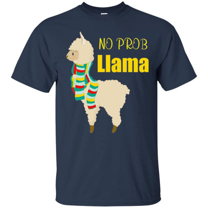 No Prob Llama T-shirt Navy