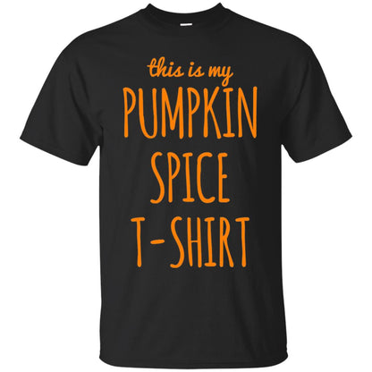 This Is My Pumpkin Spice T-shirt Black