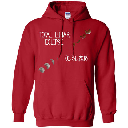 Total Lunar Eclipse 01-31-2018 Celebration Shirt Red