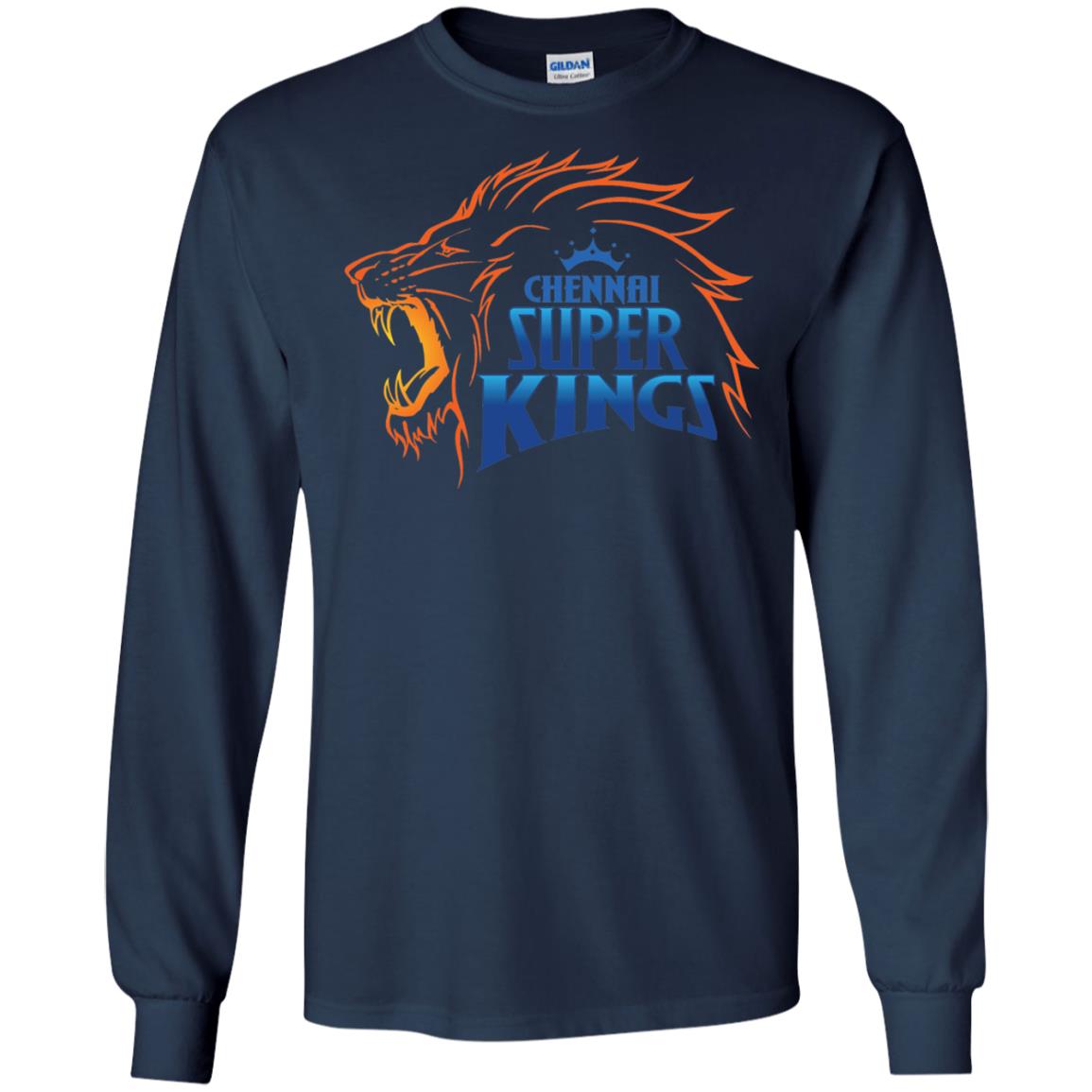 Chennai Super Kings Cricket Fans 2018 T-shirt Navy