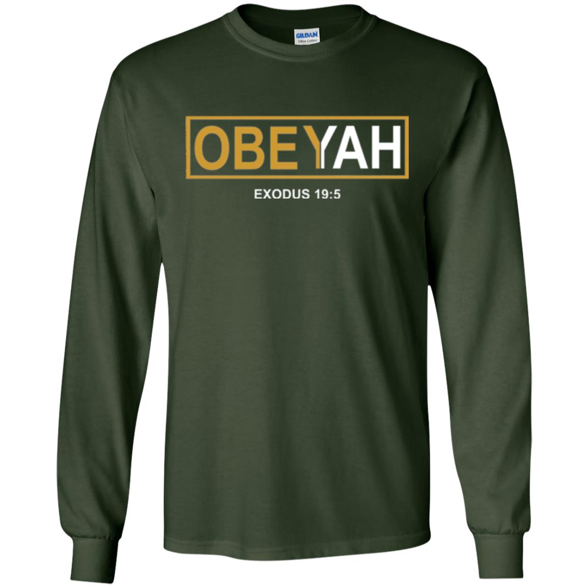 Yahweh Yahshua Yeshua Torah Hebrew Roots Movement T-shirt Forest Green